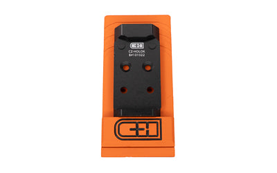 C&H Precision V4 Pistol Optic Mount Plate for CZ P10 OR, Fits Holosun 407K/507K, Anodized Black, w/ Mounting Hardware