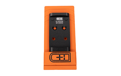 C&H Precision GL-HOLOk Glock MOS Adapter Plate for Holosun 407K and 507K, 6061 Aluminum, Black Anodized, US Made