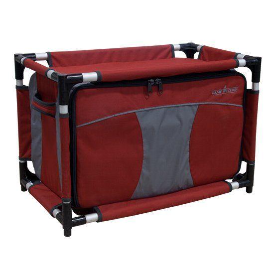 Camp Chef Mountain Series Sherpa Aluminum Roll-Top Camp Table and Organizer