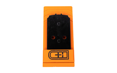 C&H Precision V4 Pistol Optic Mount Plate, Sig Sauer P320 RX/Pro Series/AXG to Holosun 509T, Black Anodized