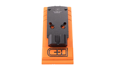 C&H Precision V4 Pistol Optic Mount Plate for Sig P320 X-FIVE/M17/M18, Fits Trijicon RMR/SRO & Holosun 507C/508T, Black Anodized