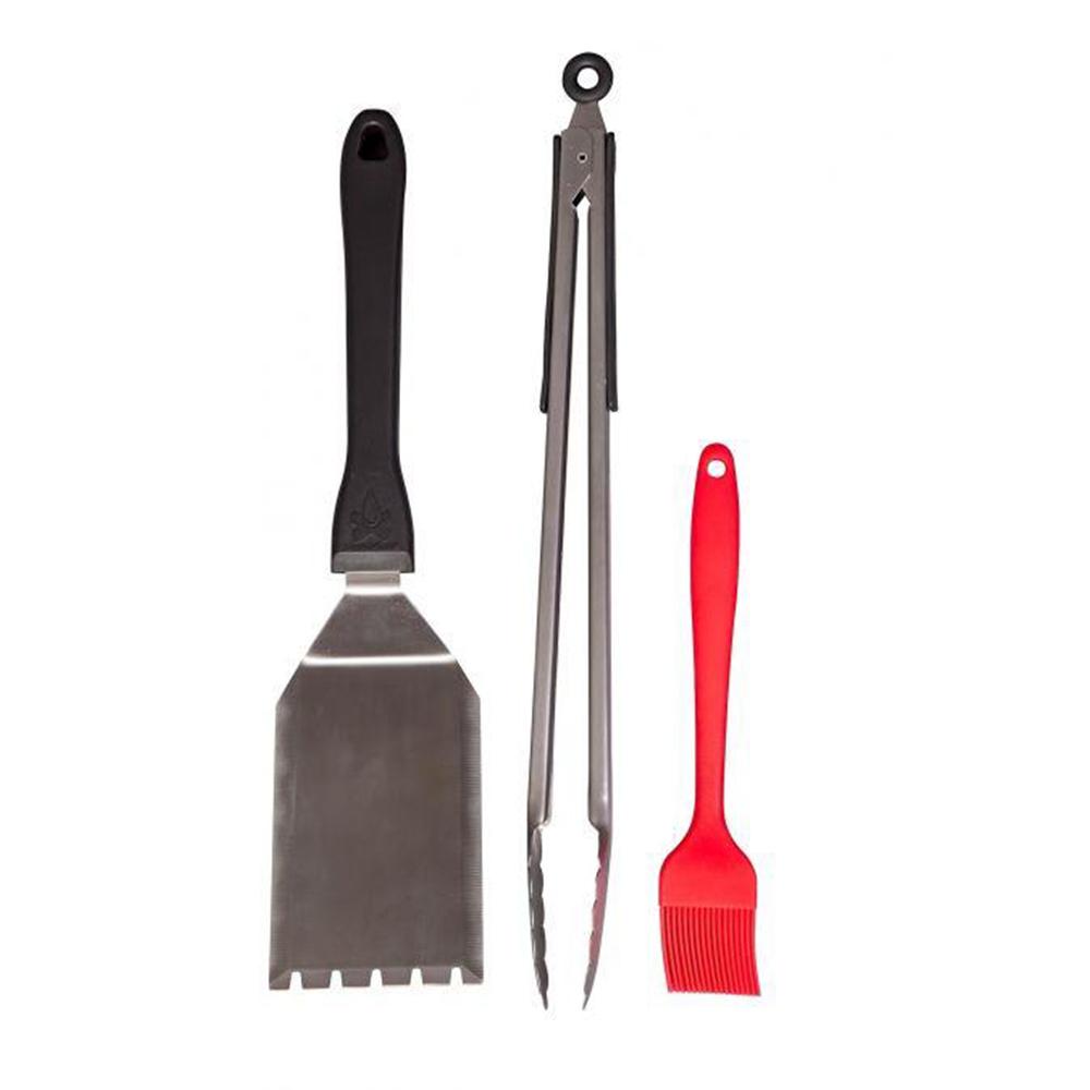 Camp Chef Tong Grill Spatula and Basting Brush Set