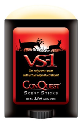 Conquest Scents Estrus Deer Lure VS-1 Solid Stick Formula 2.5oz