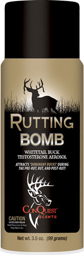 Conquest Scents Rutting Deer Lure Buck Bomb Aerosol Can 3.5oz