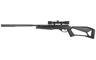 Crosman Fire Single Shot .177 Pellet Air Rifle, 26" Barrel, Nitro Piston, Black, 4x32mm Scope