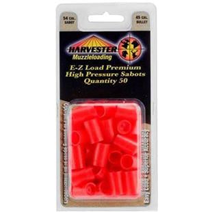 Harvester Muzzleloading 54 Cal Premium High Pressure Sabots for 45 Cal Bullets - 50 Pack