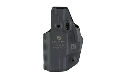 Crucial Concealment Covert Ambidextrous IWB Kydex Holster for Ruger Max-9, Black