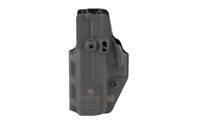 Crucial Concealment Covert IWB Carry Holster, Fits Springfield Echelon 4.0C, Ambidextrous, Black Kydex 1459
