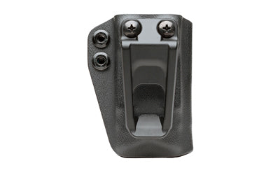 Crucial Concealment Covert OWB/IWB Magazine Carrier, Fits S&W Bodyguard 2.0, Ambidextrous, Black Kydex 1515
