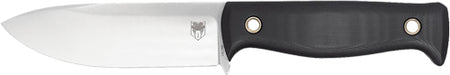CobraTec BackCountry Fixed Blade Knife 4.5" Black with Kydex Sheath