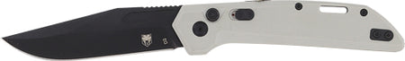 CobraTec Naja Lunar Grey Side Button Auto Knife 3.5" D2 Blade