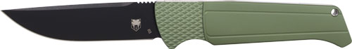 CobraTec Viper 3.12" Auto Folder OD Green Satin D2 Steel Folding Knife