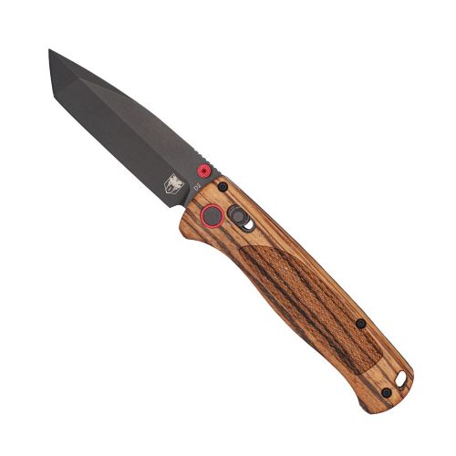 CobraTec Legacy Bar Lock Folding Knife Zebrawood/Black 3" Tanto D2 Steel