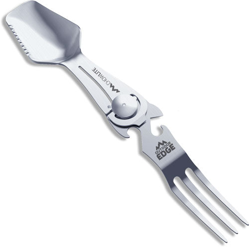 Outdoor Edge ChowLite Compact Utensil Set Spoon Fork with Multi-Tools