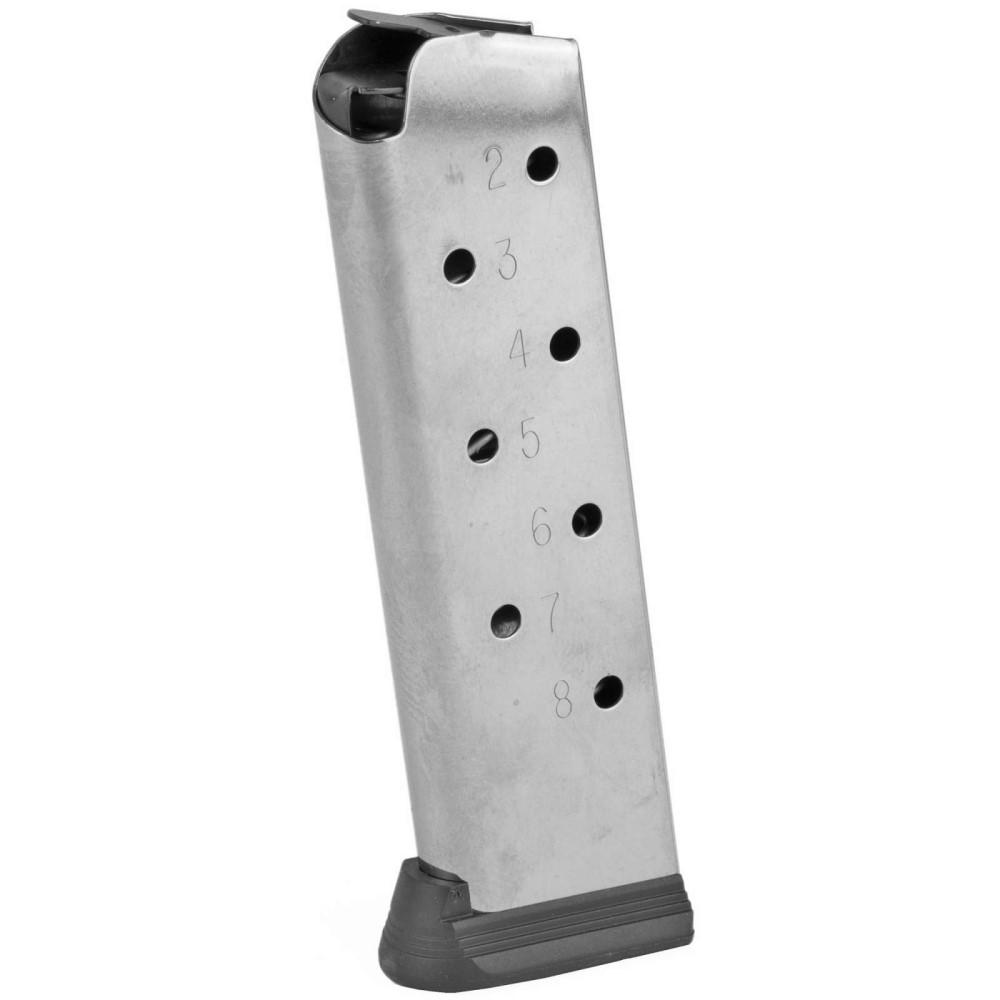 Colt 1911 Gov't/Commander .45 ACP 8-Round Stainless Handgun Magazine with Base Pad
