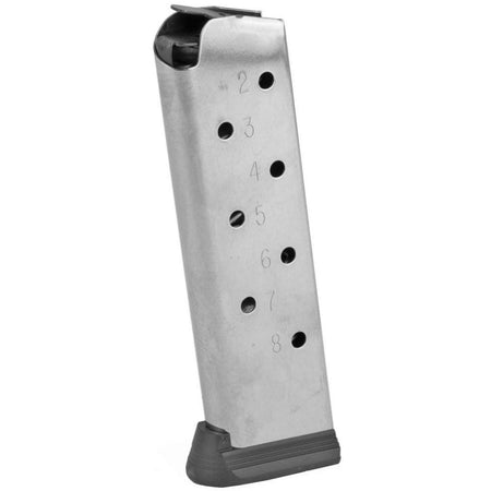 Colt 1911 Gov't/Commander .45 ACP 8-Round Stainless Handgun Magazine with Base Pad