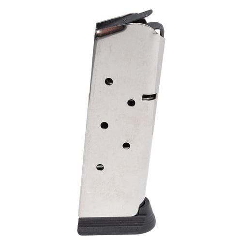 Colt Combat Officer Pistol Magazine .45 ACP Stainless with Bumper 7rd