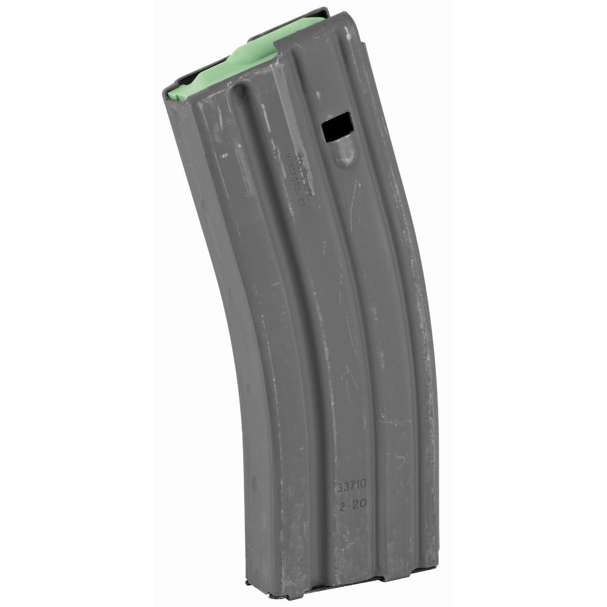 Colt 30rd AR-15 Grey Aluminum Factory Replacement Rifle Magazine .223 / 5.56 NATO