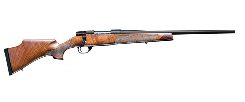 Weatherby VWR7M8RR0T Vanguard Camilla Compact 7mm-08 Rem 4+1 20" Matte Blued, Matte Blued Drilled & Tapped Steel Receiver, Grade A Turkish Walnut Monte Carlo Wood Stock