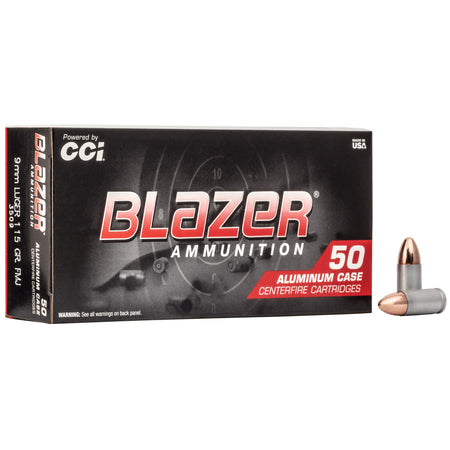 CCI 3509 Blazer 9mm Luger 115 gr (FMJ)
