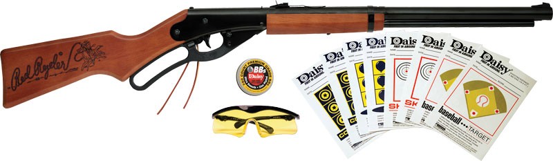 Daisy Red Ryder 1938 BB Air Rifle Fun Kit with Shooting Glasses and PrecisionMax BBs
