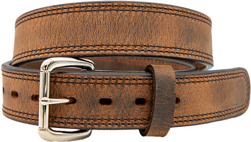 VersaCarry Double Ply Water Buffalo Brown Leather Belt 38 Inch 1.5 Inch Wide