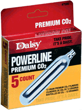 Daisy 12-Gram CO2 Cylinder 5-Pack Bulk Carton of 12