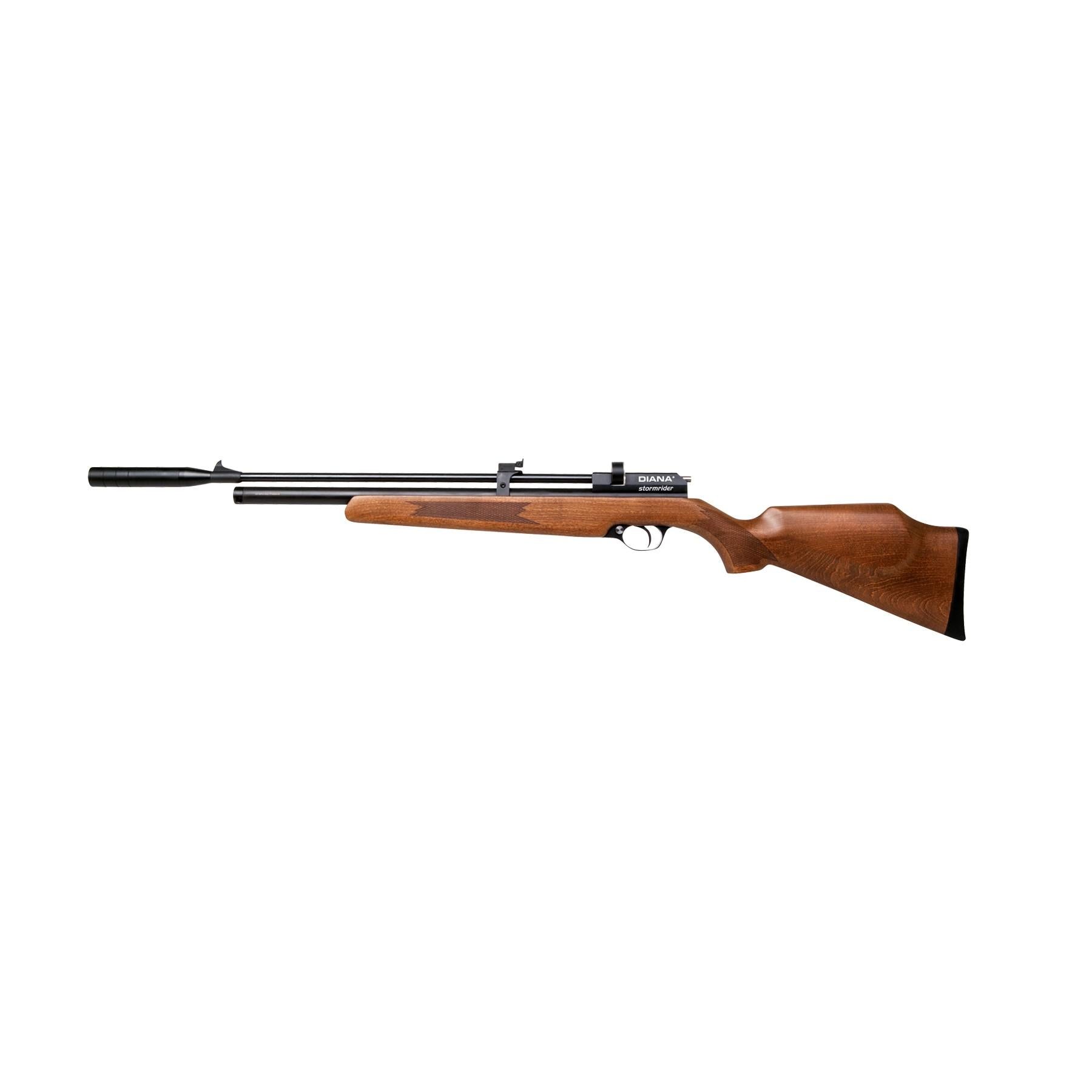 DIANA Stormrider PCP .22 Cal Air Rifle with 9-Shot Drum Magazine Brown