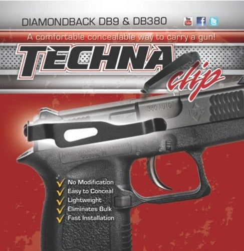 Techna Clip Diamondback DB380 DB9 Right-Side Handgun Clip