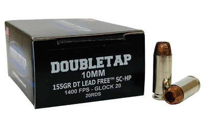 DoubleTap DT LEAD FREE Barnes TAC-XP Lead Free 155 Grain 10mm Auto 1400 fps