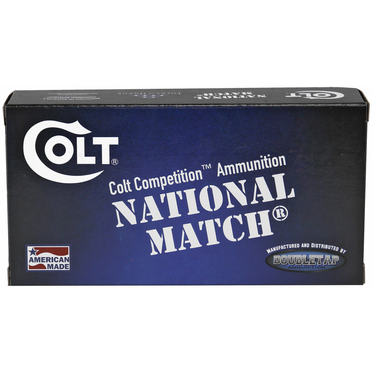 DoubleTap Colt National Match 10mm Auto 180 grain Full Metal Jacket ammunition