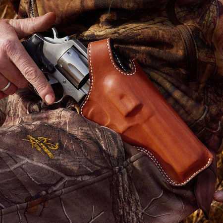 DeSantis Dual Angle Hunter #016 Holster for S&W L Frame 6" Tan Left Hand