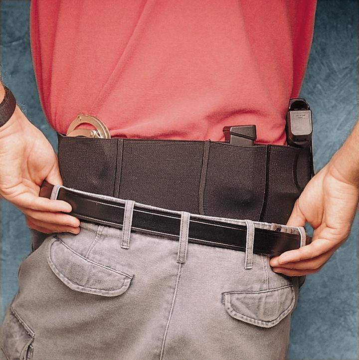 DeSantis Belly Band Holster Extra Large 44-50" Waist 5" Wide Black Ambi