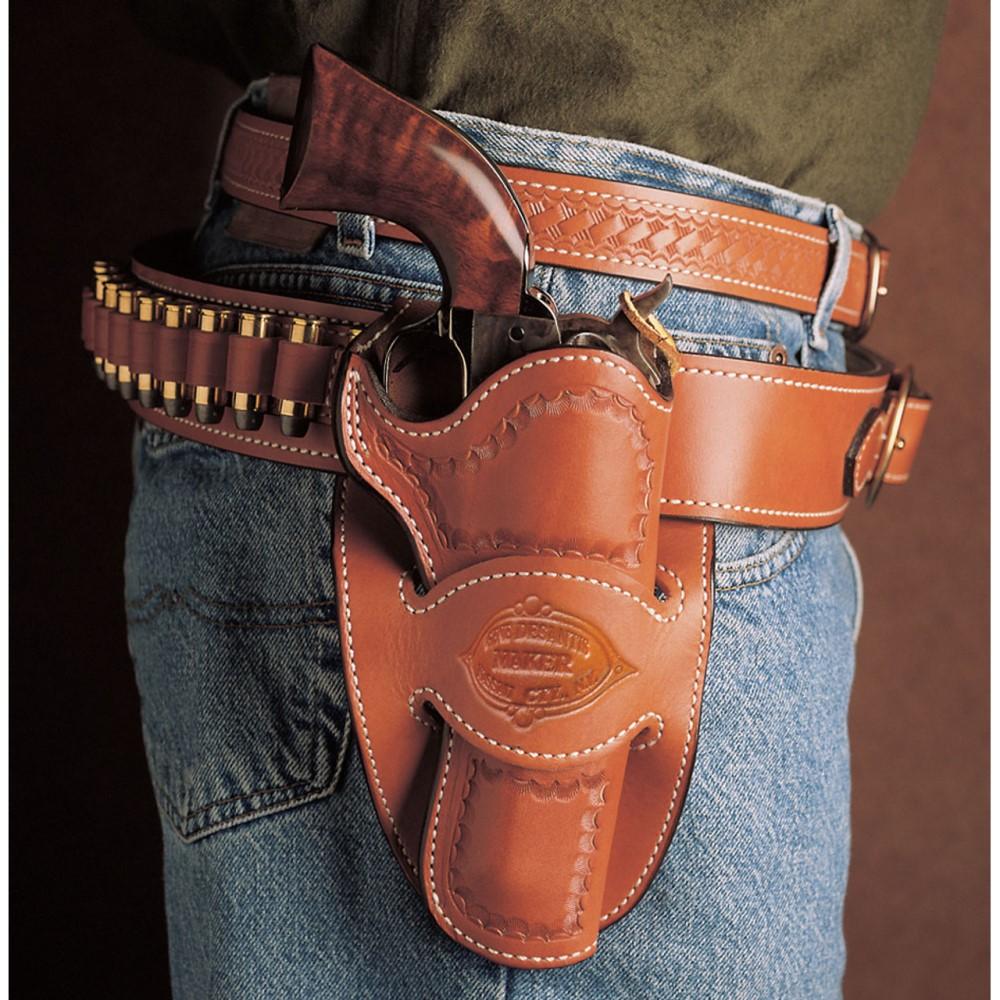DeSantis Desperado 1800s Style Holster Colt SAA 4.75 Inch Tan Right Hand