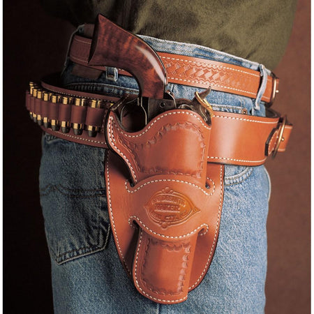 DeSantis Desperado 1800s Style Holster Colt SAA 4.75 Inch Tan Right Hand