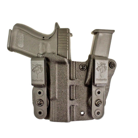 DeSantis Kydex Appendix Holster with Mag Pouch for Glock 19 23 32 - Black Right Hand