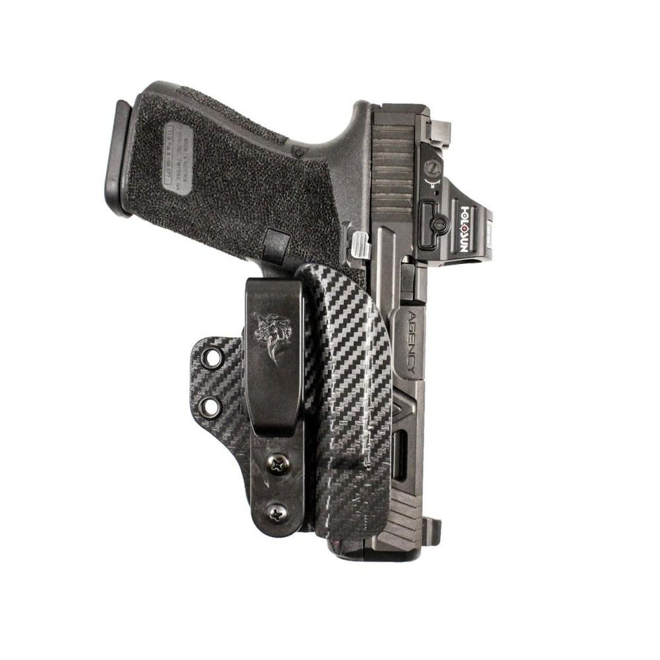 Desantis Lifeguard Carbon Fiber IWB Holster Glock 17 Ambi Black
