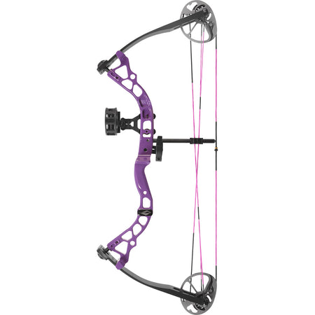 Diamond Atomic Adjustable Youth Bow Package Purple 29 lbs. Max LH