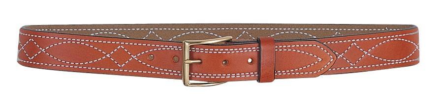 DeSantis Fancy Stitched Gun Belt B27 Tan Size 38 1.5 Inch Height