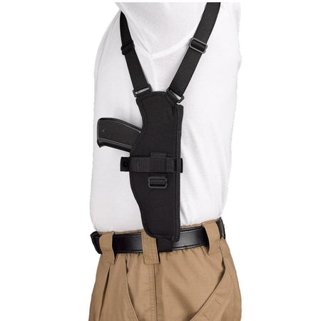 DeSantis V84 Dragonfly Black Ambidextrous Shoulder Holster - Fits Most Large Auto Loaders