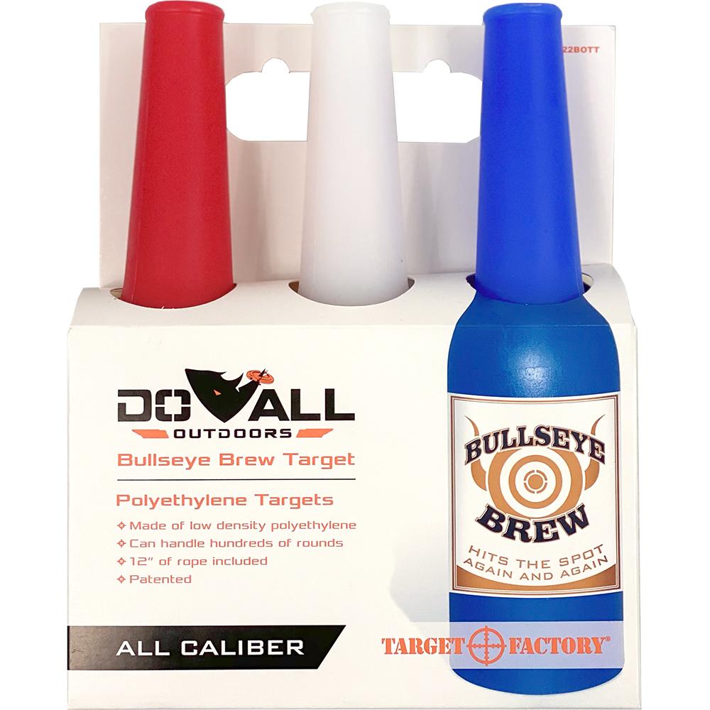 Do-All Outdoors Reusable Plastic Bottle Shooting Targets 3 Pack with Rope