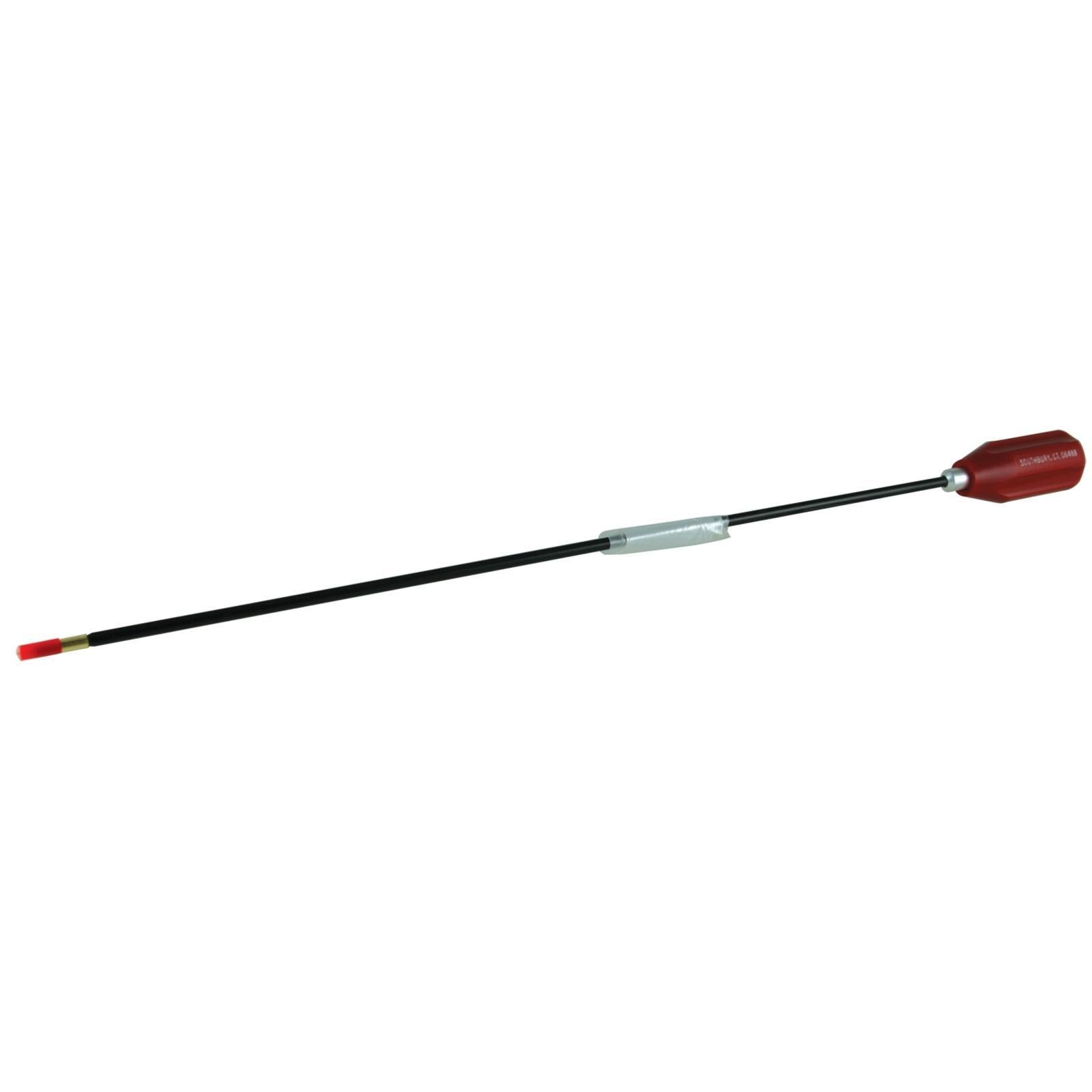 J. Dewey .22 Caliber 17-Inch Nylon Coated Cleaning Rod 8/36 Male Thread with Jag