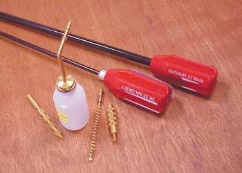 J. Dewey .22 Cal 44" Nylon Coated Rifle Cleaning Rod with Jag