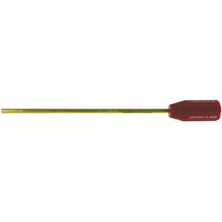 J. Dewey Rifle/Pistol Chamber Cleaning Rod - 1/4" 8-32 Female Thread, Brass