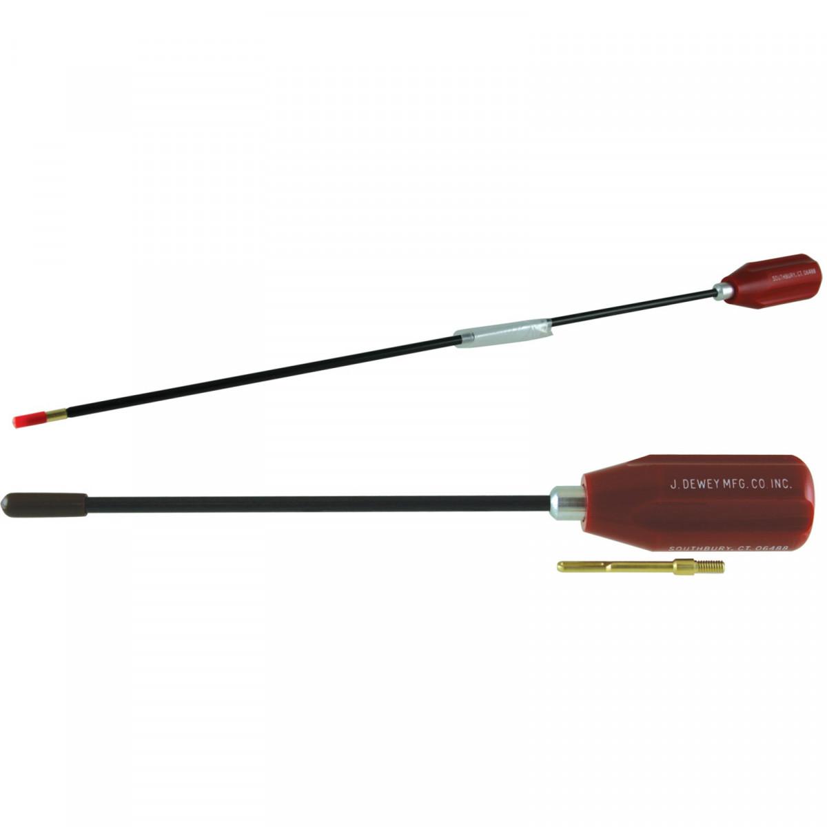 J. Dewey .17 Cal 36" Cleaning Rod Nylon-Coated with Brass Jag Included