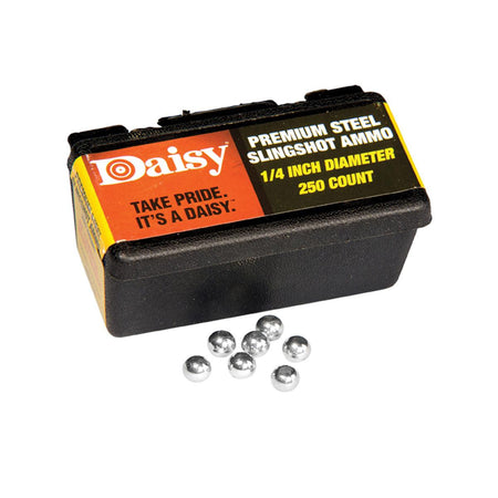 Daisy 1/4" Steel Slingshot Ammo Box with Belt Clip 250 Rounds