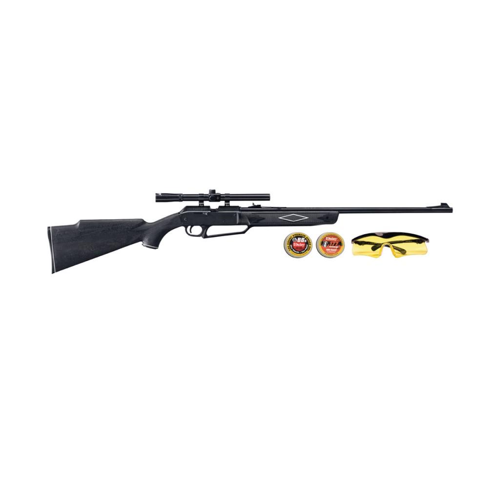 Daisy Powerline 880 Air Rifle Kit .177 BB and Pellet with Airgun Scope