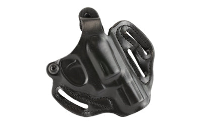DeSantis 001BA02Z0 Thumb Break Scabbard Holster, Fits S&W J-Frame 2-2.25" / Taurus 85, Right Hand, Black Leather