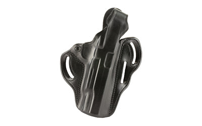 DeSantis 001BAF9Z0 Thumb Break Scabbard Holster, 5" Railed 1911, Right Hand, Black Leather