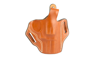 DeSantis 001TA43Z0 Thumb Break Scabbard Belt Holster, Fits S&W N Frame 24/624/629 3", 2 Slots, RH, Tan Leather